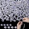 500pcs Crystal Glass Beads – Clear & Colorful Loose Beads (Bracelets 6/8mm, AB Color)
